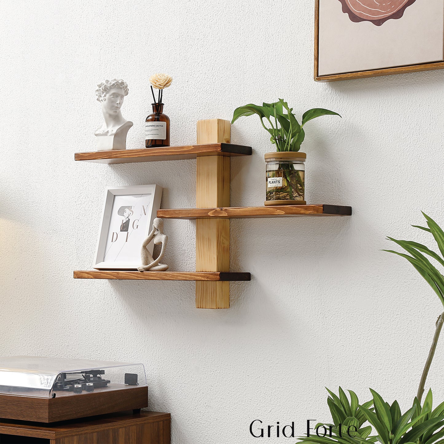 3 Tier Floating Shelf
