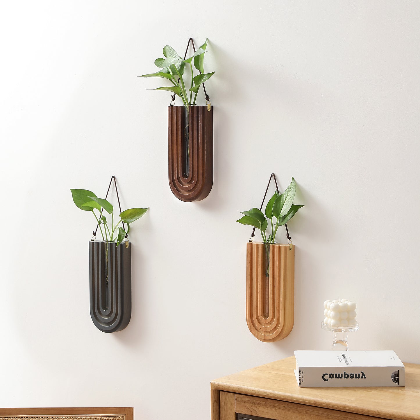 Wood Wall Propagation Station (Set of 3)
